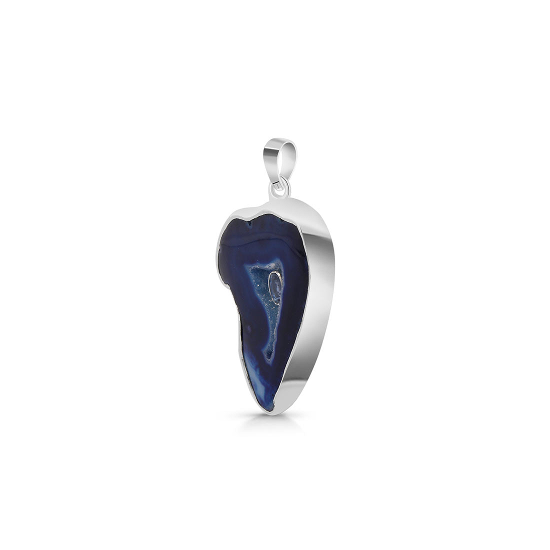 Blue Agate Pendant-(ABU-P-45.)